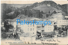 228489 SPAIN ESPAÑA VERA VISTA DESDE CASYERNA CIRCULATED TO URUGUAY POSTAL POSTCARD - Other & Unclassified