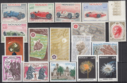 MONACO  17 Marken, Postfrisch ** - Collections, Lots & Series