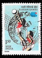 1986 Volleyball    Michel IN 1061 Stamp Number IN 1124 Yvert Et Tellier IN 876 Stanley Gibbons IN 1196 Used - Usati