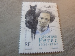 Georges Perec (1936-1982) Ecrivain - 0.46 € - Yt 3518 - Multicolore - Oblitéré - Année 2002 - - Used Stamps