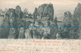 R045602 Basteibrucke. Hermann Poy. 1900 - World