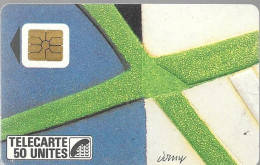 CARTE²°-PUCE-INTERNE-C4-SO2-CROIX VERTE-V° 4Pe 3641-3500Ex-Utilisé-TBE - Ad Uso Interno