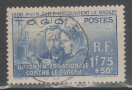 Togo 1938 - Curie - Gebruikt