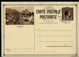 Carte Illustrée N° 104. Vue VIANDEN  - Obl. LUXEMBOURG  03/03/1933 - Entiers Postaux
