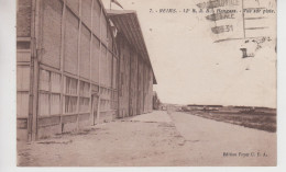 CPA Reims - 12e R. A. B. - Hangars - Vue Sur Piste - Reims