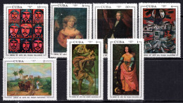 CUBA 1971 - National Museum Paintings - Art - MNH Set - Neufs