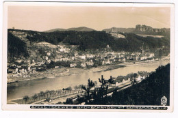 D-17101  BAD SCHANDAU : Mit Schrammsteine - Bad Schandau