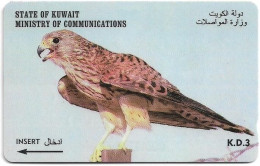 Kuwait - (GPT) - Kestrel Bird - 39KWTM (Normal 0, Number '3' With Corner, Long Code), 1997, Used - Koeweit