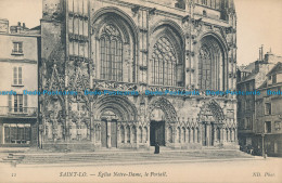 R045649 Saint Lo. Eglise Notre Dame Le Portail. ND. No 11 - Welt