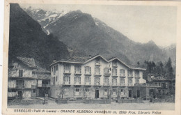 USSEGLIO-TORINO-VALLI DI LANZO-GRANDE ALBERGO=USSEGLIO= CARTOLINA  VIAGGIATA IL 23-8-1933 - Autres & Non Classés