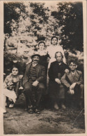 JEWISH JUDAICA TURQUIE CONSTANTINOPLE HALKI  FAMILY ARCHIVE SNAPSHOT PHOTO FEMME HOMME  8.7X13.8cm. - Personnes Anonymes