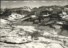 11640134 Appenzell IR Hundstein Freiheit Hohe Haeuser Vogelschau Appenzell - Autres & Non Classés