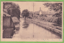 Rare CPA RISCLE Le Canal Et L'Ancien Moulin 32 GERS - Riscle