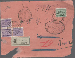 ITALIA - Storia Postale Regno - 1939 - 25c + 3x 50c Segnatasse - Raccomandata Con Affrancatura A Carico Del Destinatario - Marcofilía