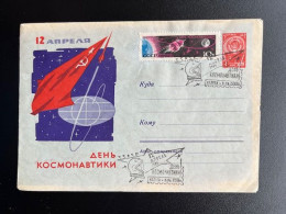 RUSSIA USSR 1963 SPECIAL COVER INTERNATIONAL DAY OF HUMAN SPACE FLIGHT 12-04-1963 SOVJET UNIE CCCP SOVIET UNION - Storia Postale