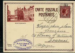 Carte Illustrée N° 105. Vue:  ECHTERNACH -- Obl. Luxembourg 28/08/1935 - Enteros Postales