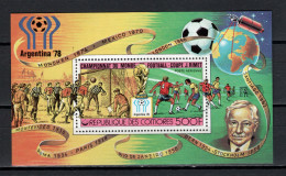 Comoro Islands - Comores 1978 Football Soccer World Cup, Space S/s MNH - 1978 – Argentine