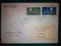 ALLEMAGNE (DDR). Enveloppe FDC Avec Cachet Commémoratif De “Leipziger Herbstmesse”. Timbre Et Cachet Spécial. - 1950-1970