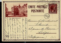 Carte Illustrée N° 103. Vue:  ECHTERNACH -- Obl. Ettelbruck 16/03/1932 - Enteros Postales