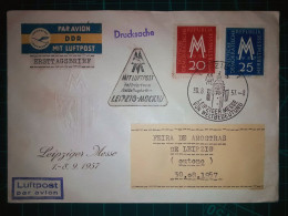 ALLEMAGNE (DDR). Enveloppe FDC Avec Cachet Commémoratif De “Leipziger Herbstmesse”. Timbre Et Cachet Spécial. - 1950-1970