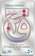 Qatar - Q-Tel - Autelca - ISDN Silver Jubilee, 1998, 50QR, Used - Qatar