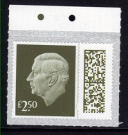 GB 2024 KC 3rd £2.50 Gooseberry Green Machin Umm SG V5026 ( C839 ) - Nuevos