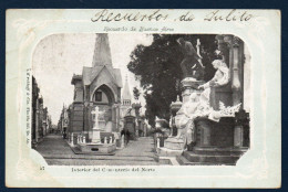 Argentine. Recuerdo De Buenos Aires. Interior Del Cementerio Del Norte. - Argentine