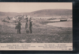 Cpa Salonique Guerre 1914-15-16 En Orient Baie De Salonique Amiral Guéprate Bras Croisés, Général Baumann Derrière - Greece