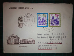 ALLEMAGNE (DDR). Enveloppe FDC Avec Cachet Commémoratif De “Leipziger Herbstmesse”. Timbre Et Cachet Spécial. - 1971-1980