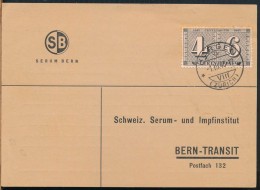 °°° 30918 - SWITZERLAND - BE - BERN - SERUM UND IMPFINSTITUT VACCINAL - 1943 °°° - Berna