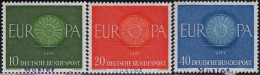 GERMANY(1960) Europa. Set Of 3 With MUSTER (specimen) Overprint. Scott No 818-20. - Otros & Sin Clasificación