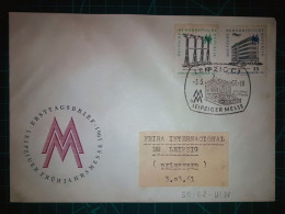 ALLEMAGNE (DDR). Enveloppe FDC Avec Cachet Commémoratif De “Leipziger Fruhjahrsmesse”. Timbre Et Cachet Spécial. - 1950-1970