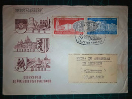 ALLEMAGNE (DDR). Enveloppe FDC Avec Cachet Commémoratif De “Leipziger Fruhjahrsmesse”. Timbre Et Cachet Spécial. - 1950-1970