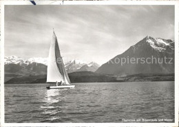11639672 Thunersee Segelboot Blueemlisalp Niesen Scherzligen - Altri & Non Classificati