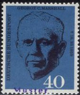 GERMANY(1960) George Marshall. MUSTER (specimen) Overprint. Scott No 821. - Autres & Non Classés