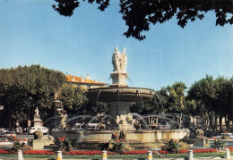 13 AIX-en-PROVENCE  La Grande Fontaine Sur La Rotonde  (Scan R/V) N°   39   \MT9100 - Aix En Provence