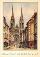 63 CLERMONT-FERRAND La Cathédrale    Au 19e         (Scan R/V) N°   8   \MT9108 - Clermont Ferrand