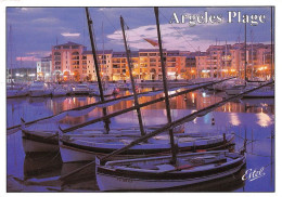 66  Argelès-sur-Mer  Le  Port Et Ses Barques De Pêche            (Scan R/V) N°   5   \MT9123 - Argeles Sur Mer