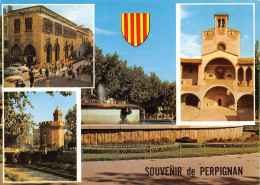 66  PERPIGNAN  Multivue  Souvenir (Scan R/V) N°   45   \MT9122 - Perpignan