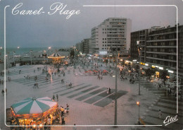 66  CANET PLAGE En Rousillon  Place De La Méditerranée   (Scan R/V) N°   59   \MT9119 - Canet En Roussillon