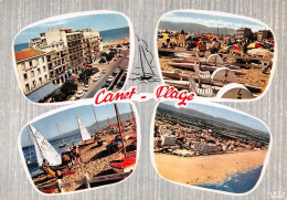 66  CANET PLAGE En Rousillon  Multivue  (Scan R/V) N°   44   \MT9119 - Canet En Roussillon