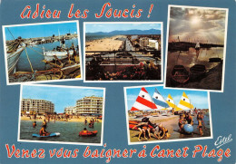 66  CANET PLAGE En Rousillon  Multivue  (Scan R/V) N°   46   \MT9119 - Canet En Roussillon