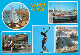 66  CANET PLAGE En Rousillon  Côte Vermeille  Multivue  (Scan R/V) N°   56   \MT9119 - Canet En Roussillon