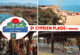 66  Saint-Cyprien Camping CALA-GOGO à ELNE            (Scan R/V) N°   3   \MT9118 - Saint Cyprien