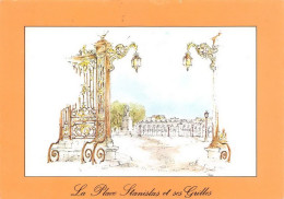 54 NANCY  La Place Stanislas Dessin Des Grilles   (Scan R/V) N°   17   \MT9116 - Nancy