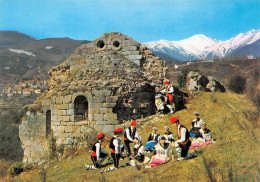 66 Prades Le PIC Du CANIGOU  Folklore CATALAN à La Chapelle De St-Martin Du Canigou (Scan R/V) N°   14   \MT9130 - Prades