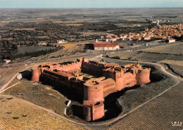 66  Salses-le-Château Le Fort Vu Du Ciel   (Scan R/V) N°   55   \MT9130 - Port Barcares