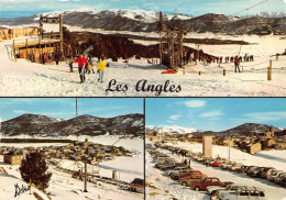 66  Les Angles Pistes Et Remontes Pentes  (Scan R/V) N°   57   \MT9130 - Prades