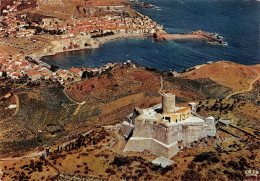 66 Collioure  Le Fort  Vue Aérienne  (Scan R/V) N°   58   \MT9128 - Collioure