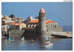 66 Collioure  Le Clocher De L'église        (Scan R/V) N°   7   \MT9128 - Collioure